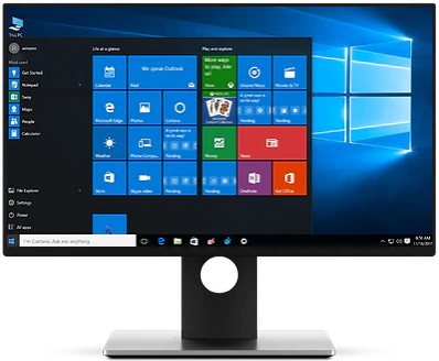 Desktop LED Windows 10 Installed